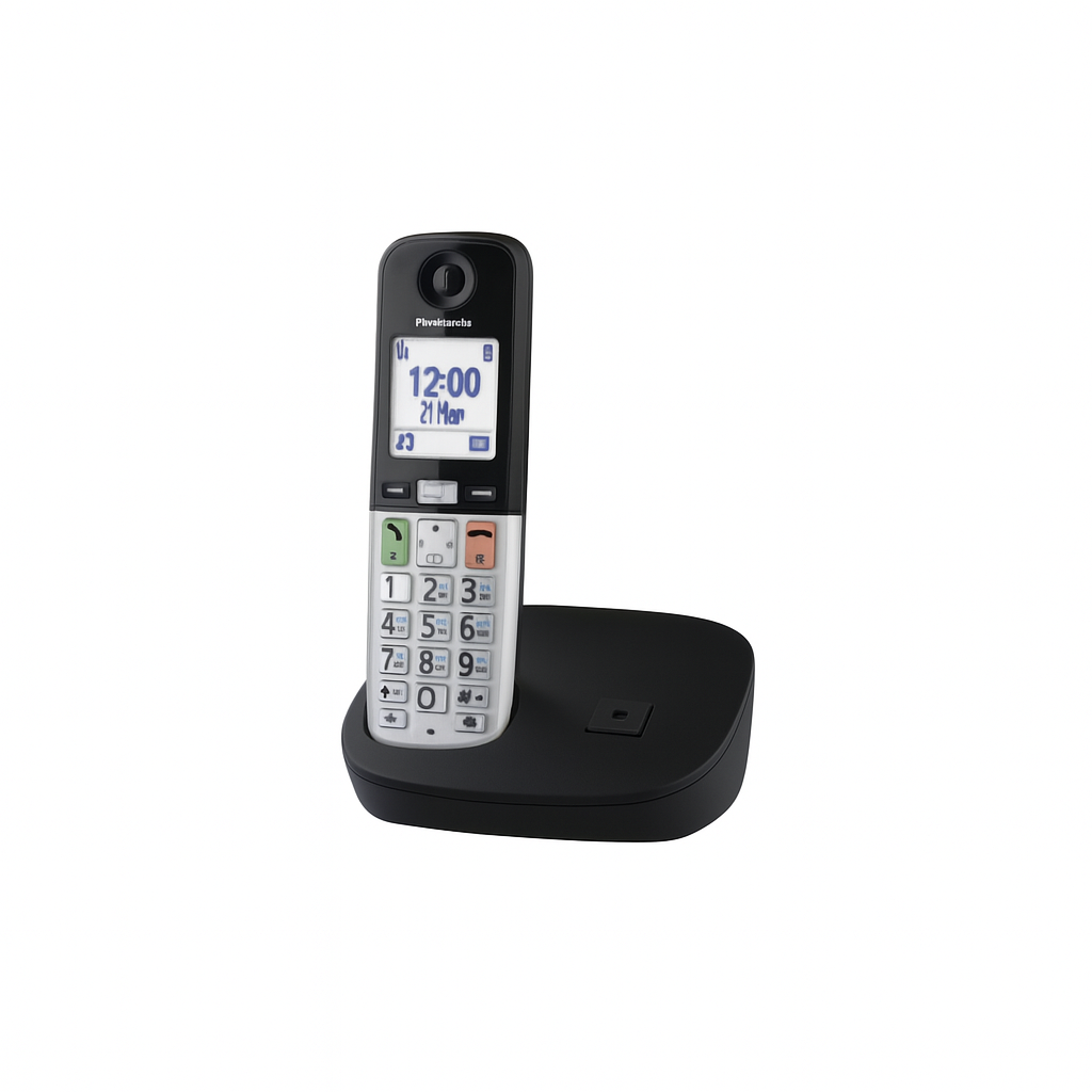 Радіотелефон Panasonic KX-TGU410UCB DECT із LCD-екраном Сріблястий (625056)