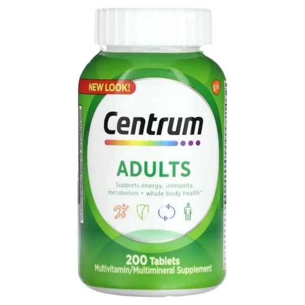 Вітамінно-мінеральний комплекс Centrum Adults 200 табл. (000026017)