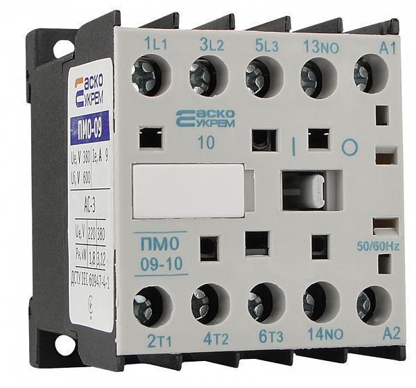 Контактор-пускатель АСКО-Укрем ПМ 0-09-10 F7 LC1-K0910 9А 110 В 1NO (A0040010155)