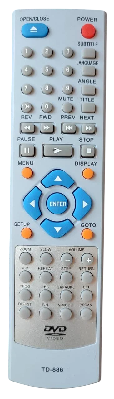 Пульт Huayu для DVD Alpari TD-886 (1472773232)