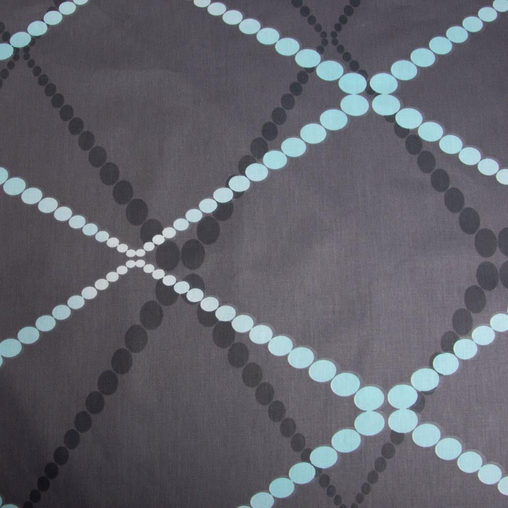 Тканина бавовна сатин для постільної білизни натуральна S-6918-А ромби 120 гр/м2 Темно-сірий (27332) Тканина бавовна сатин для постільної білизни натуральна S-6918-А ромби 120 гр/м2 Темно-сірий (27332)