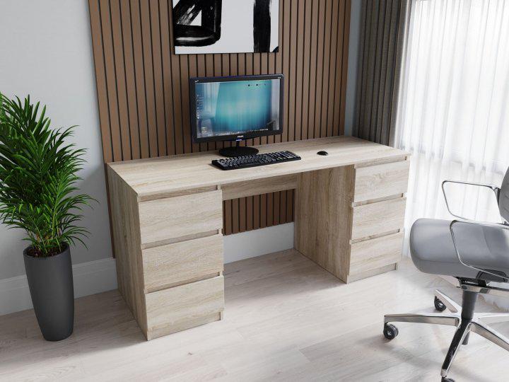 Комп'ютерний стіл КС-2 1600х755х600 мм Дуб Сонома (MPКС-2-2) Комп'ютерний стіл КС-2 1600х755х600 мм Дуб Сонома (MPКС-2-2)