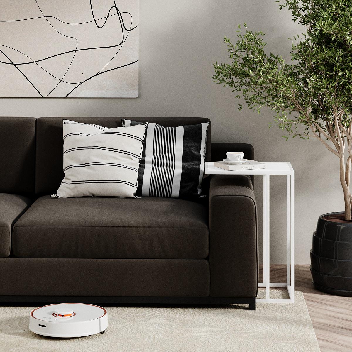 Стіл придиванний Art In Head Fiji Double 430х630х350 мм Білий/Білий (101014208) - фото 5 Стіл придиванний Art In Head Fiji Double 430х630х350 мм Білий/Білий (101014208) - фото 5