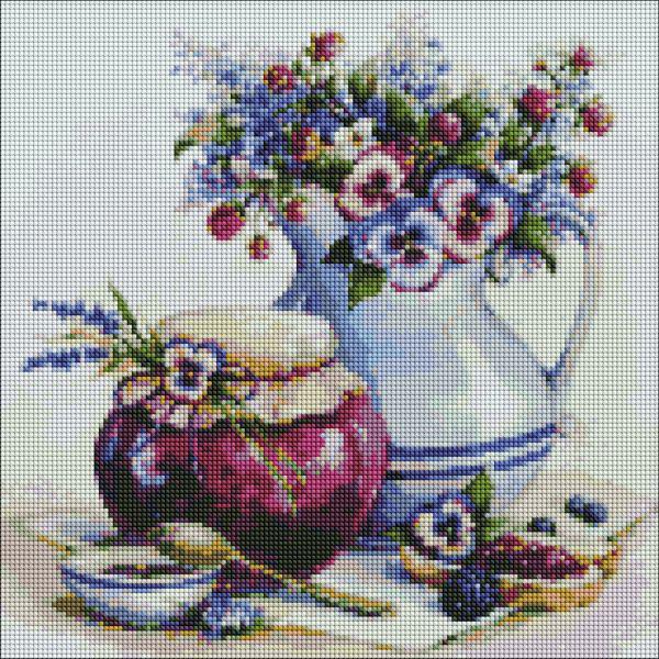 Алмазная мозаика Варенье из ежевики