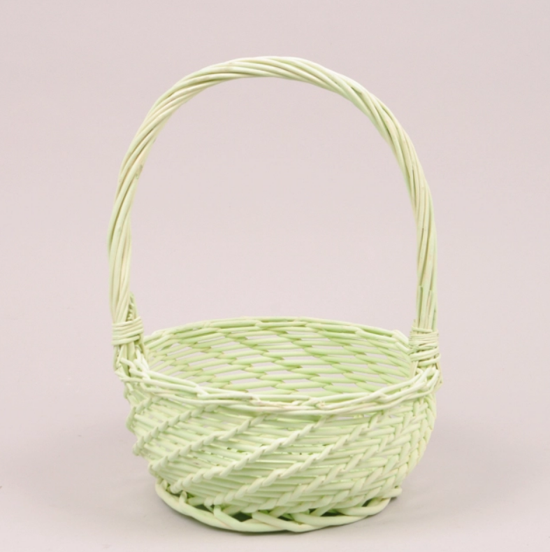 Корзина из лозы круглая (46168)