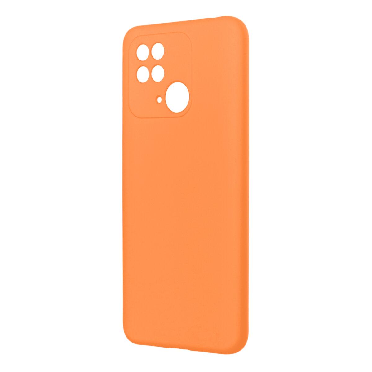 Противоударный чехол для Xiaomi Redmi 10C Cosmiс Full Case HQ 2mm / Orange Red