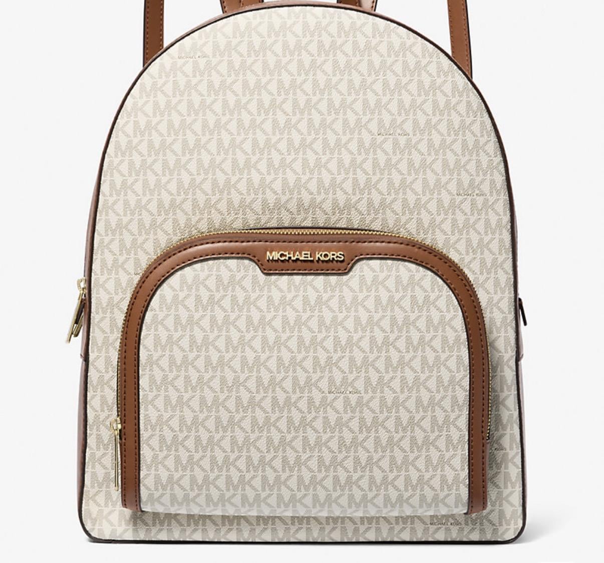 Рюкзак Michael Kors Jaycee Large Logo Backpack Vanilla (35S2G8TB7B)