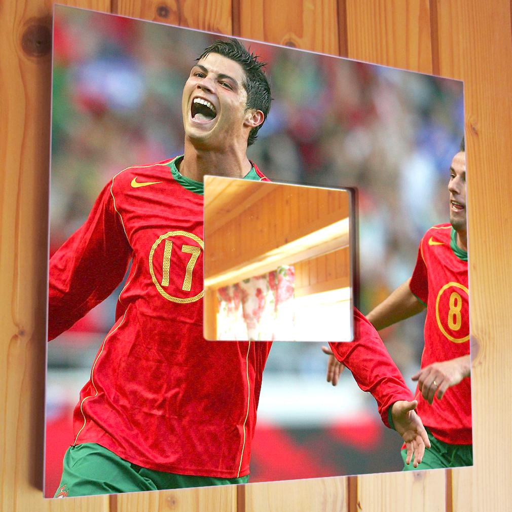 Зеркало декоративное Криштиану Роналду 260х260 мм (M03090)