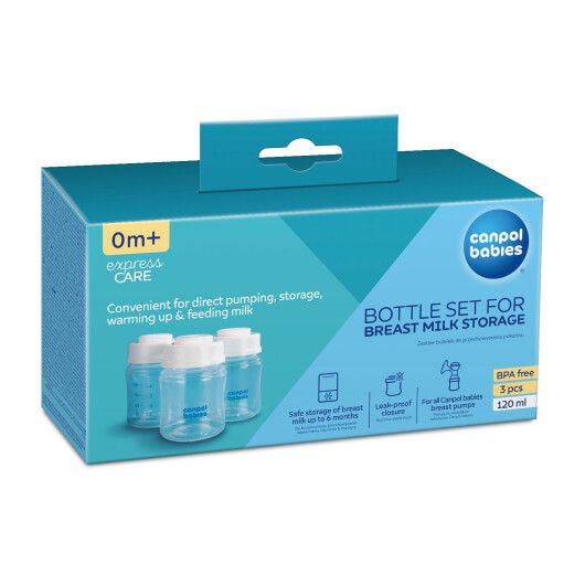 Набор бутылочек для молока и еды Canpol Babies 35/235 3х120 мл Разноцветный (5901691880641) - фото 4