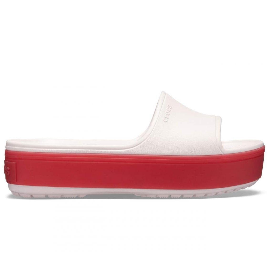 Шльопанці Crocs Crocband Platform Slide M5W7 р. 37/24 см Pink/Pepper (17612319)