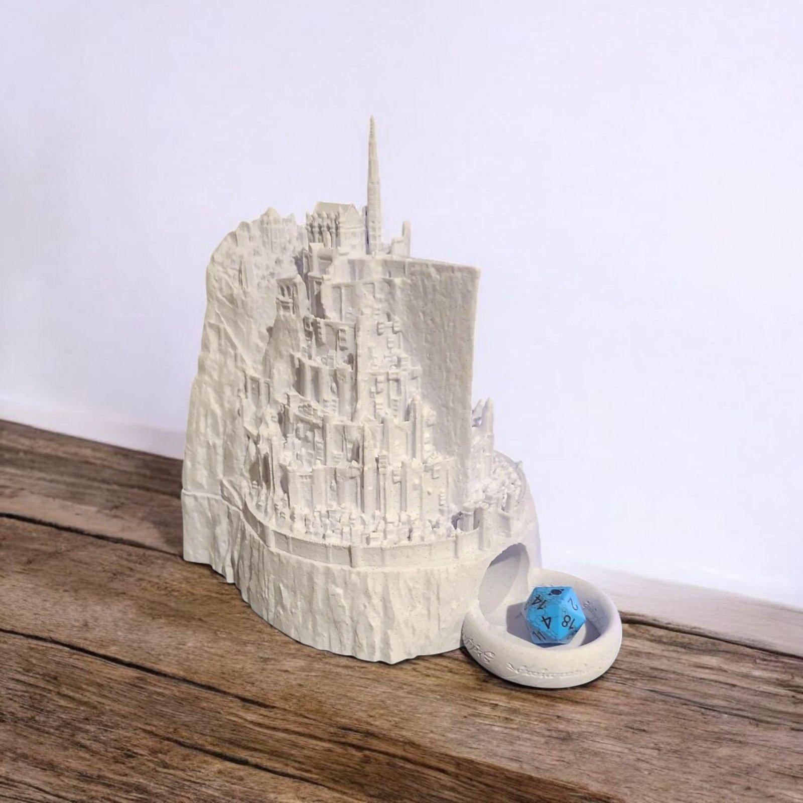 Аксесуар для настільних ігор Дайс Тавер Вежа Мінас-Тіріт Володар Перснів Білий (0700) - фото 1