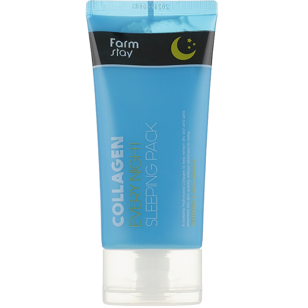 Маска ночная для лица Farmstay Collagen Every Night Sleeping Pack с коллагеном 120 мл (8809639172452)
