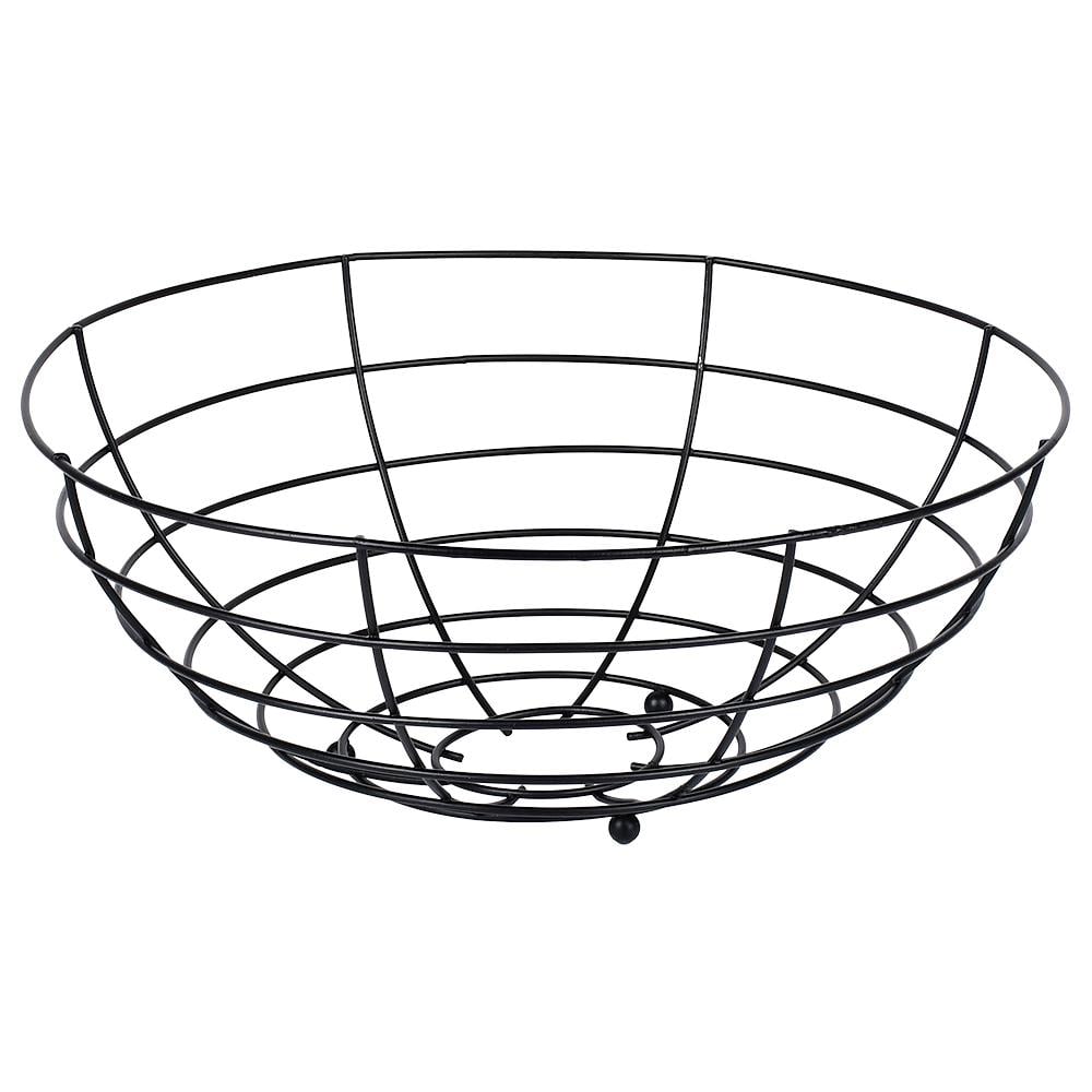 Фруктовница металлическая Stenson R99899 d 26х10 см Черный (26816005)