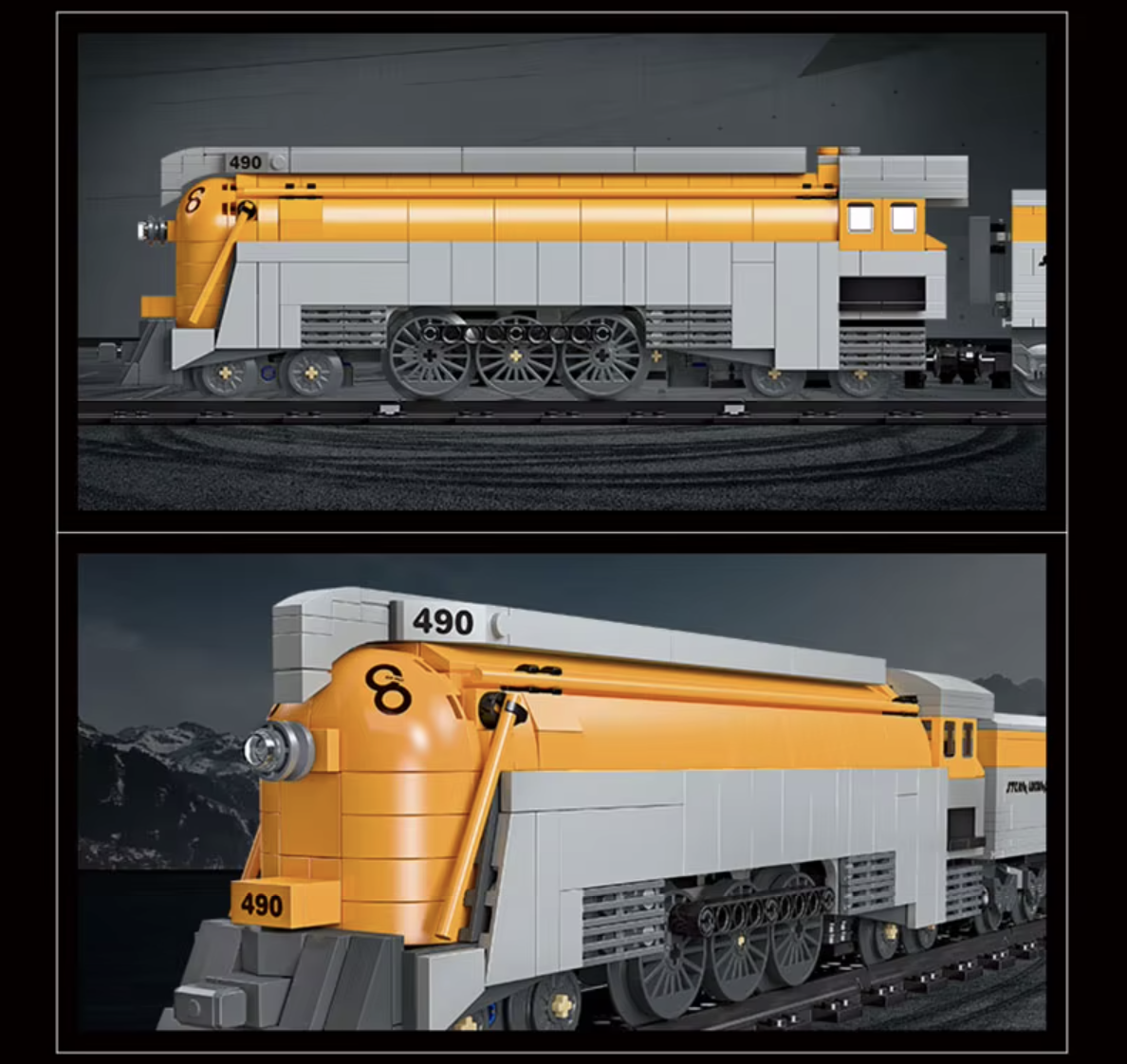 Конструктор JIE STAR Поезд Steam Train 808 деталей - фото 3 Конструктор JIE STAR Поезд Steam Train 808 деталей - фото 3