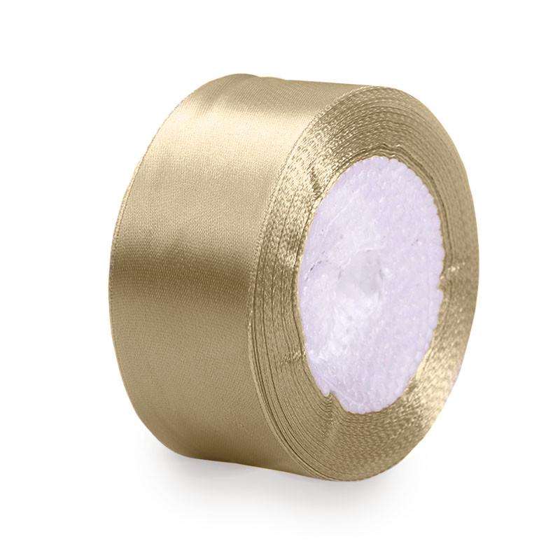 Лента декоративная для упаковки подарков Lesko 4 см Champagne