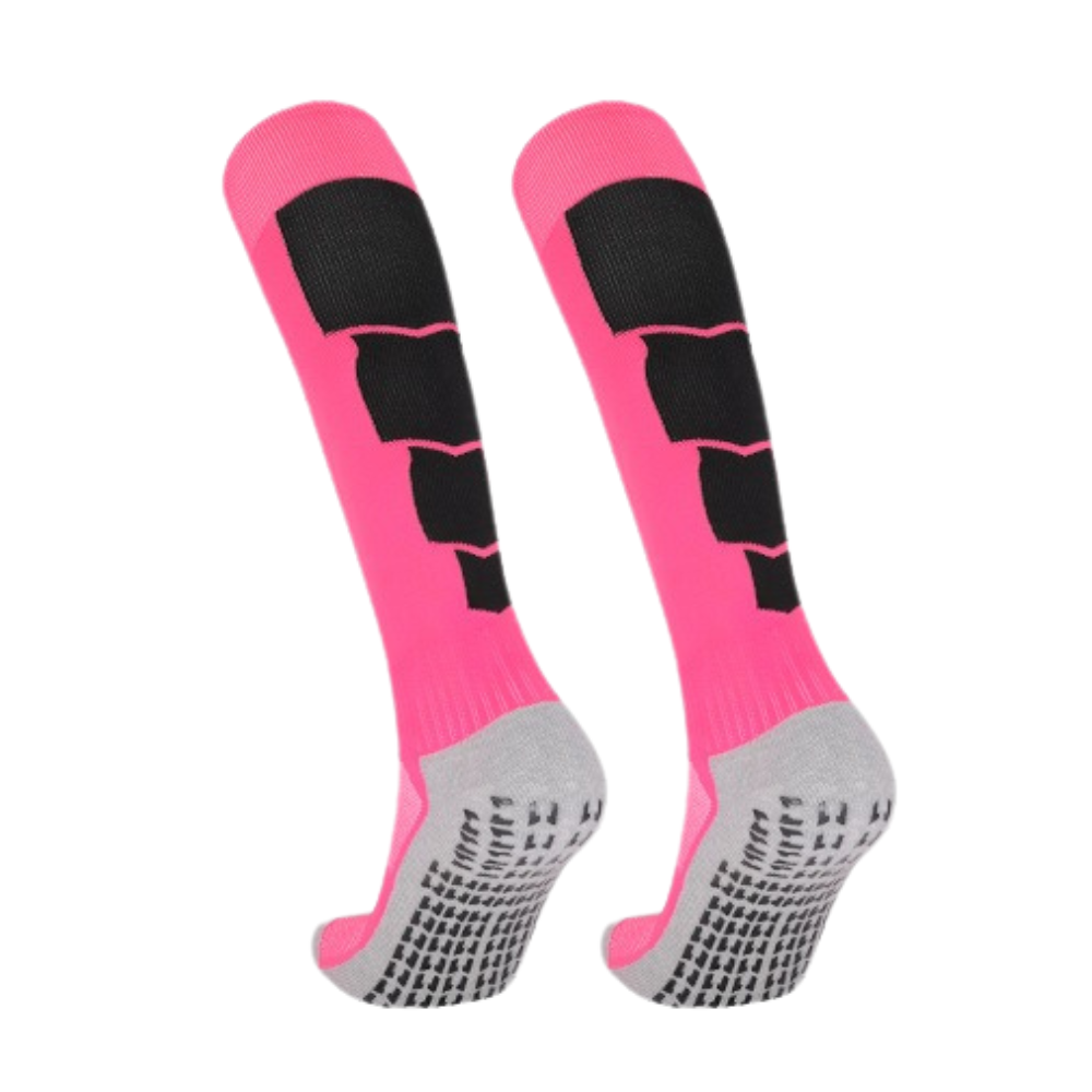 Гетри футбольні ігрові тренувальні спортивні з антиковзним покриттям L EU р. 42-45 Рожевий - фото 2