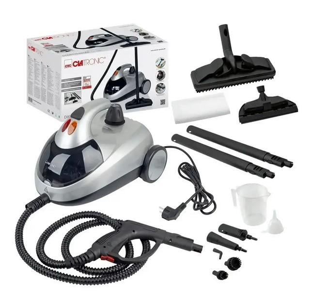 Пароочисник CLATRONIC DR 3280 1500 Вт 4 бар 4 бар 1,5 л Сірий (6374)