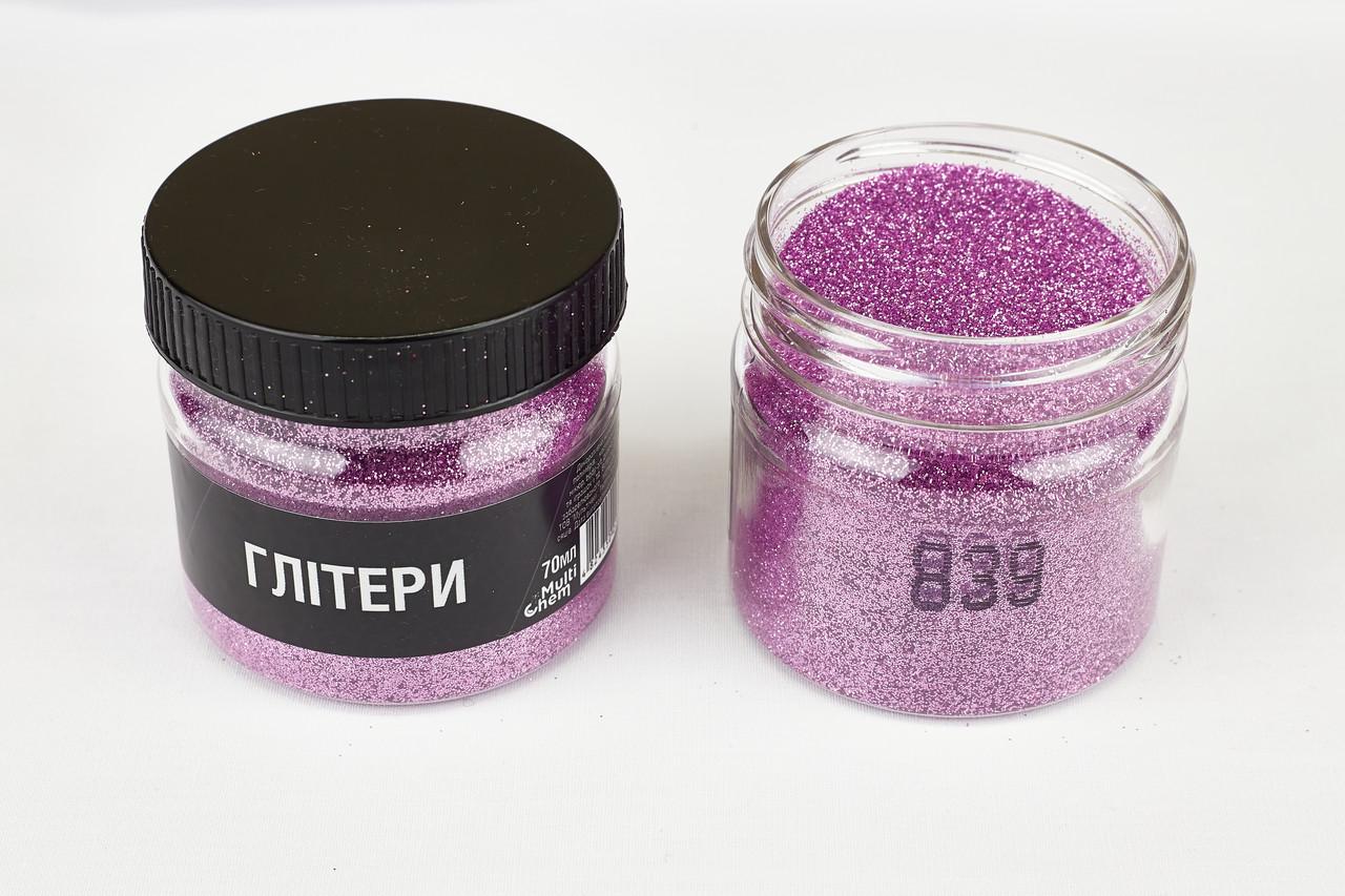 Глітер 839 0,2 мм 1/128 70 мл Світло-рожевий (078392) - фото 2 Глітер 839 0,2 мм 1/128 70 мл Світло-рожевий (078392) - фото 2