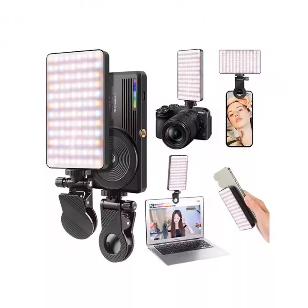 Свет накамерный M20 RGB 114 LED 22 эффекта 3000 mAh (782954) - фото 3