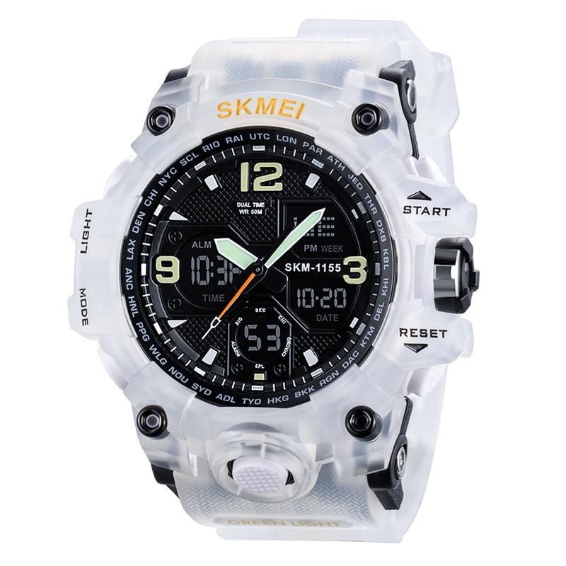 Часы наручные мужские Skmei 1155 1155BWT White (12282)