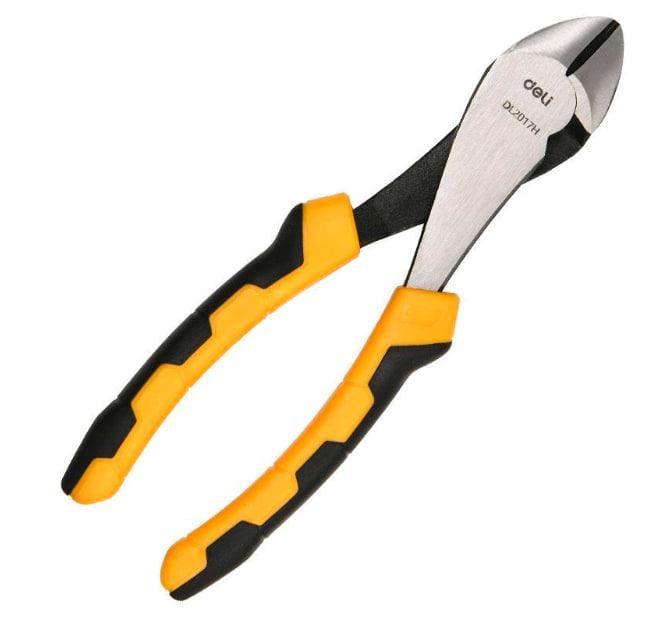 Плоскогубцы диагональные отличные Deli Tols EDL2017H 180 мм (2591125154)
