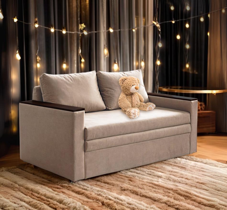 Диван-трансформер Tobi Sho Kubus-120 мягкий для гостиной велюр 1600х800х1000 мм Бежевый - фото 4 Диван-трансформер Tobi Sho Kubus-120 мягкий для гостиной велюр 1600х800х1000 мм Бежевый - фото 4