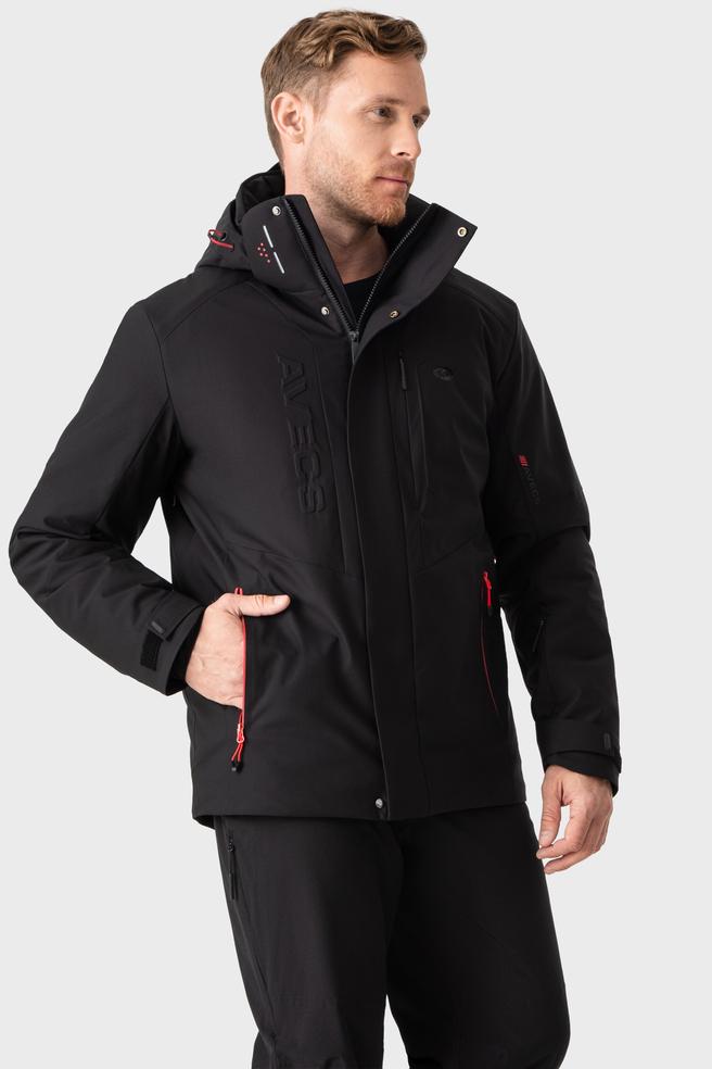 Куртка горнолыжная Avecs 70525/1 3XL Черный - фото 4 Куртка горнолыжная Avecs 70525/1 3XL Черный - фото 4