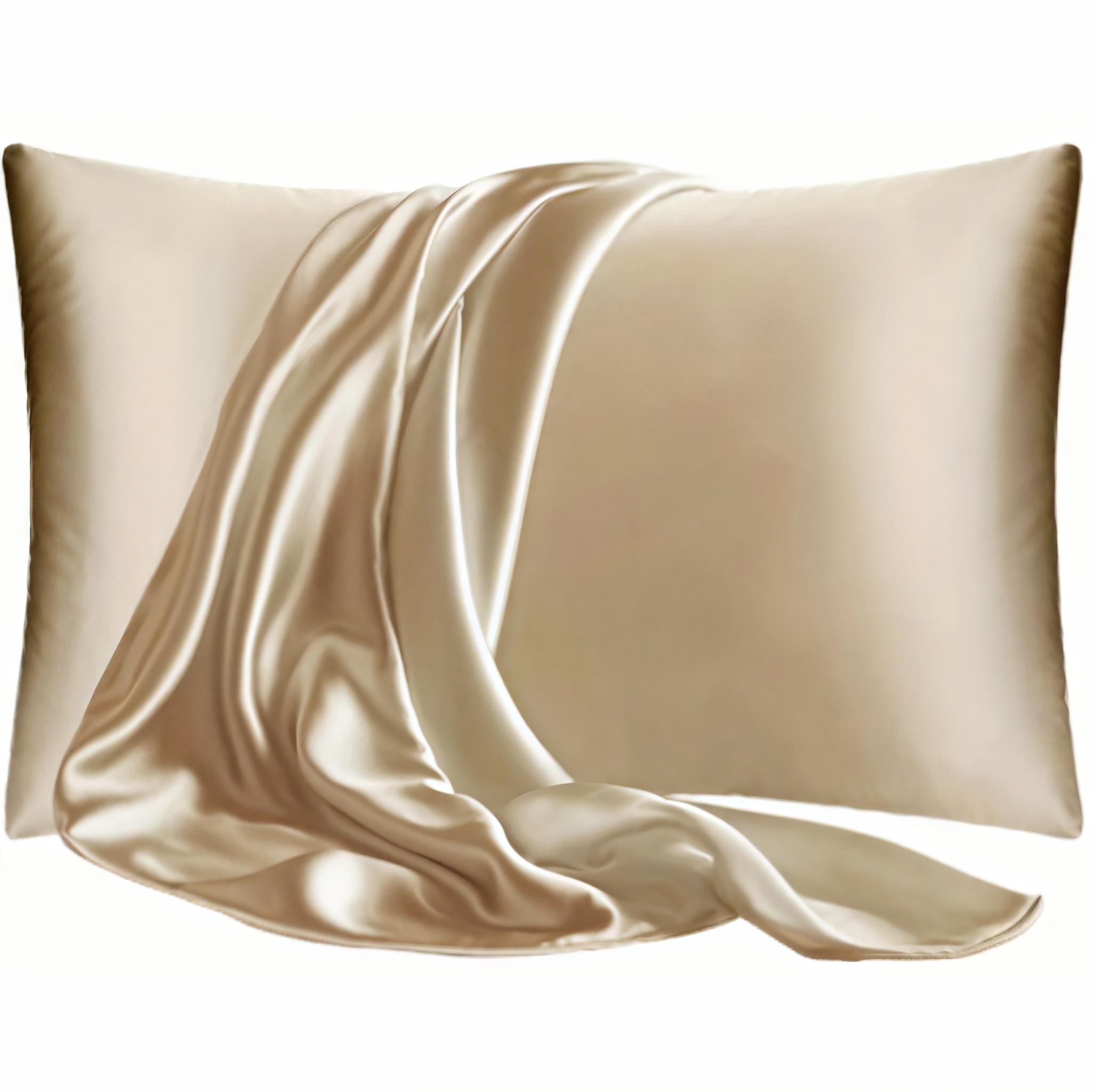 Наволочка шовкова 19 мм 50х75 см Шампань