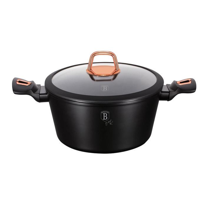 Каструля з кришкою Berlinger Haus BH-1931N 6,1 л Чорний (14380535)