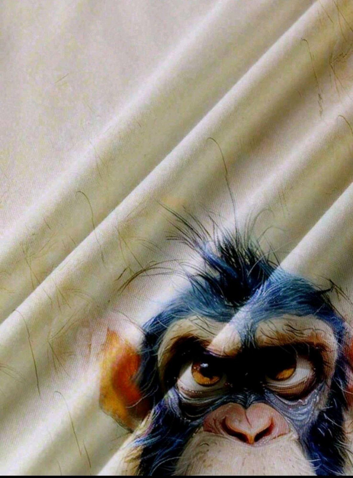 Футболка женская Funny Monkey Graphic S/M Бежевый (27343158) - фото 2 Футболка женская Funny Monkey Graphic S/M Бежевый (27343158) - фото 2