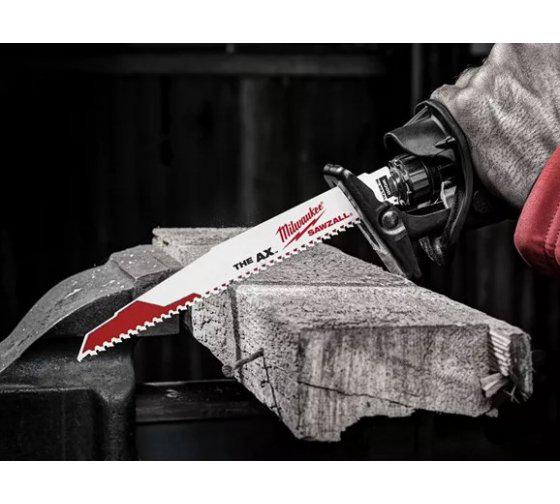 Полотно для шабельної пили Milwaukee по дереву із цвяхами та пластику Heavy Duty AX 5 шт. (48005026) - фото 14 Полотно для шабельної пили Milwaukee по дереву із цвяхами та пластику Heavy Duty AX 5 шт. (48005026) - фото 14