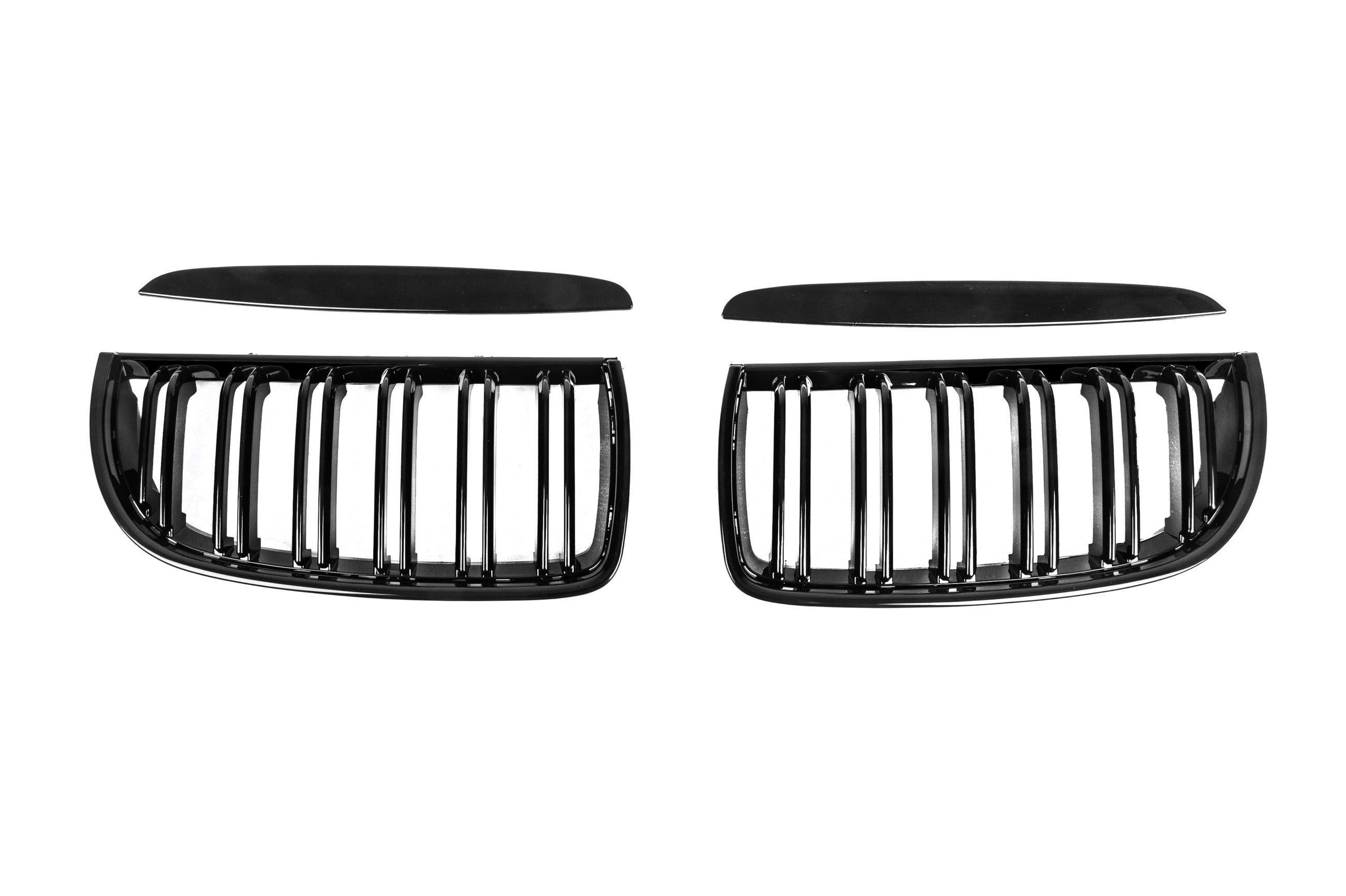 Решетка радиатора GBT для BMW 3 M-Look E-90/91/92/93 2005-2011 гг. пластик Черный (26690077)