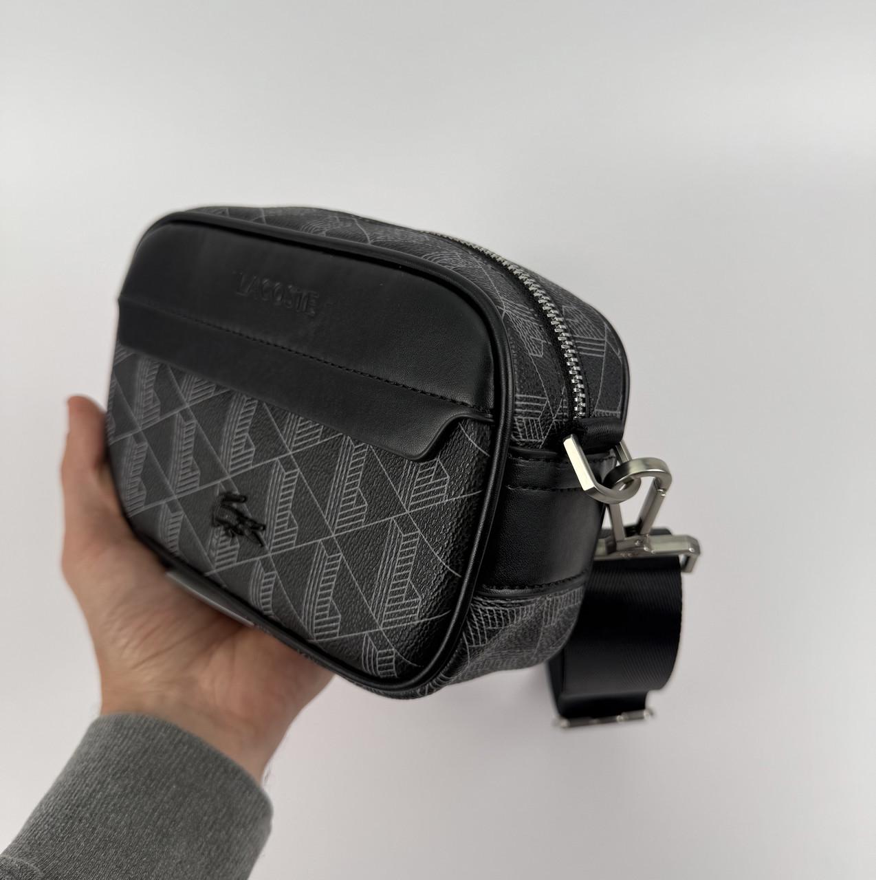 Сумка через плечо Lacoste crossbody monogram Черный - фото 2 Сумка через плечо Lacoste crossbody monogram Черный - фото 2