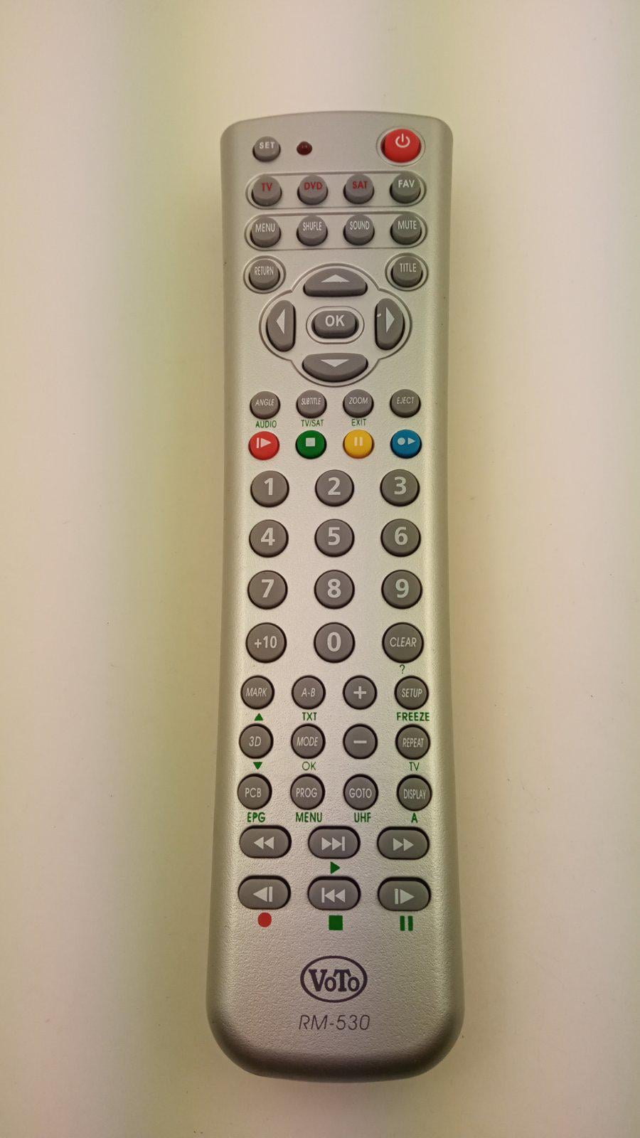 Пульт для RM-530 TV-DVD-SAT ZIP500+ZIP300