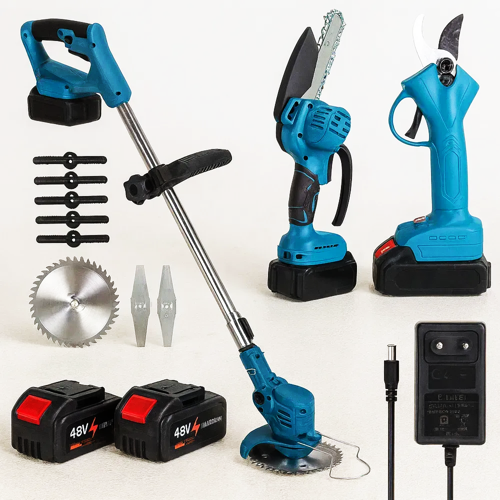 Набір садових інструментів з ​​2 АКБ 48В (234585172)