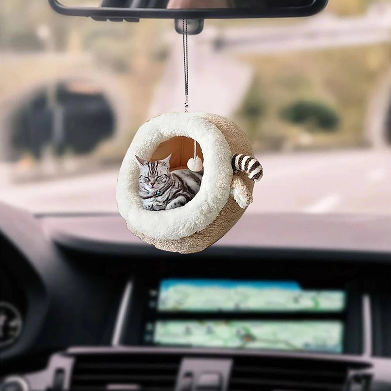 Підвіска на дзеркало машини 3D Кіт (VA-Cat for car) - фото 4