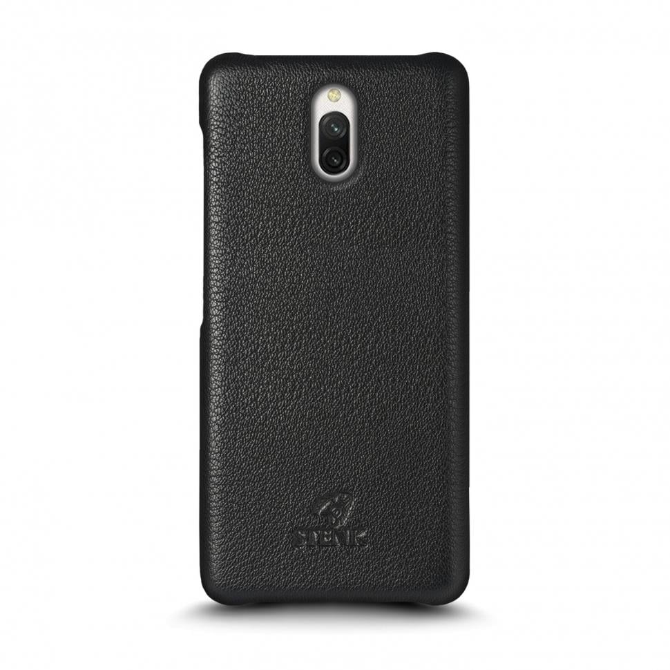 Кожаная накладка Stenk Cover для Xiaomi Redmi 8A Pro Черный (69491)