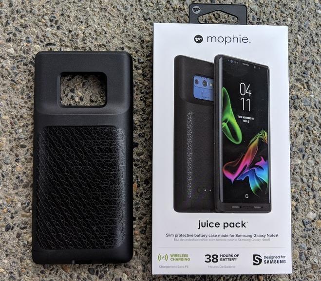 Чехол-аккумулятор с беспроводной зарядкой Power Bank Mophie Juice Pack 2525 mAh JP-SGN9 для Samsung Galaxy Note 9 Black - фото 5