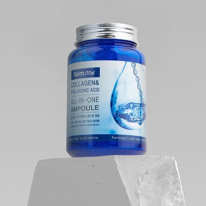 Сыворотка для лица с коллагеном и гиалуроновой кислотой FarmStay Collagen&Hyaluronic Acid All-In-One Ampoule (1504339808)