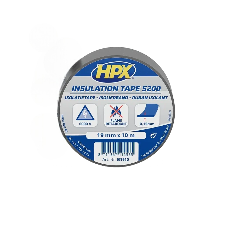 Ізоляційна стрічка ПВХ HPX IG1910 HPX5200 19 ммх10 м (2983440325)