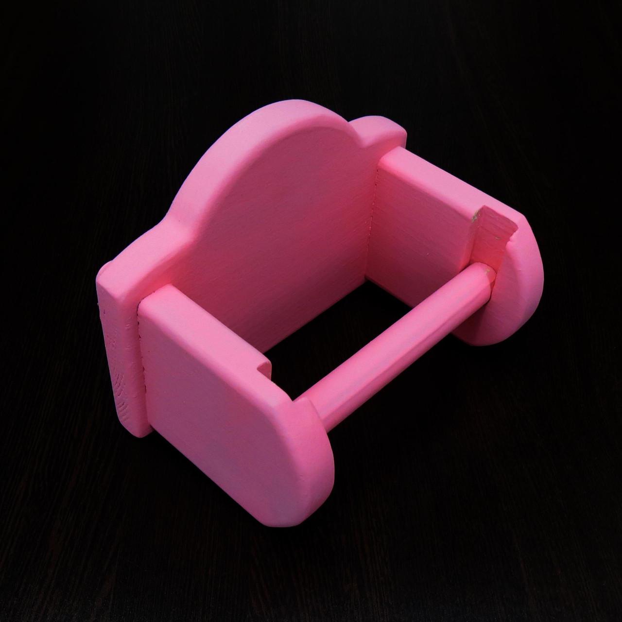 Держатель для туалетной бумаги из дерева Вольфрам Барби (ДТБ-000950) - фото 6