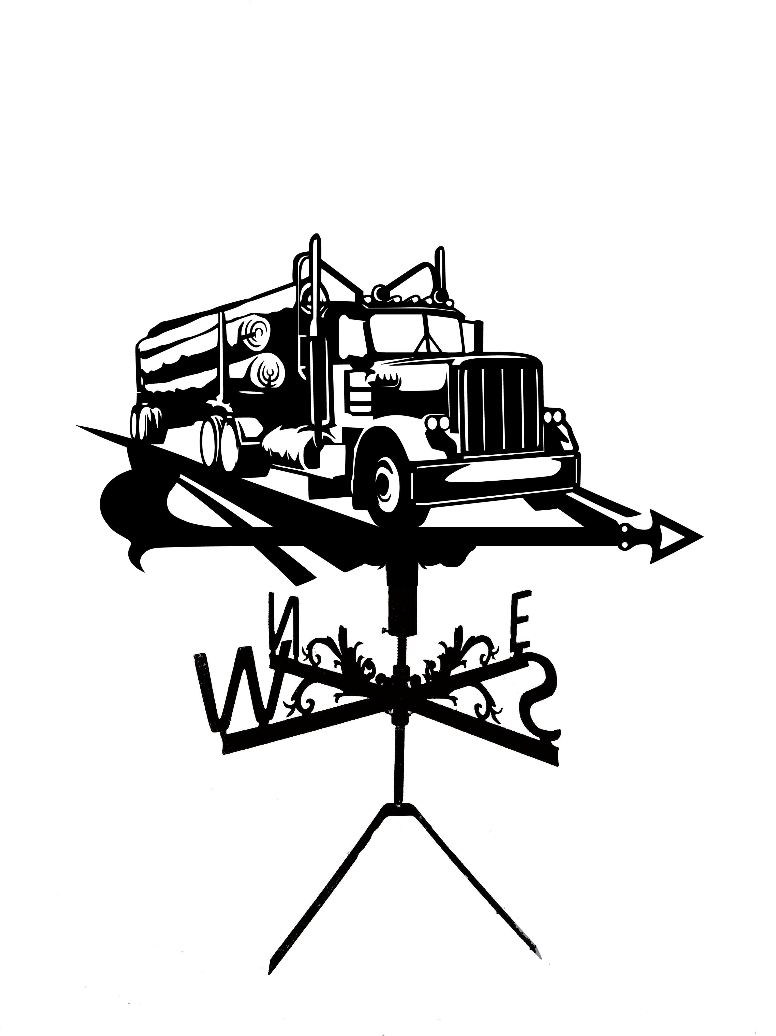 Флюгер на беседку/колодец Грузовик (27453170)