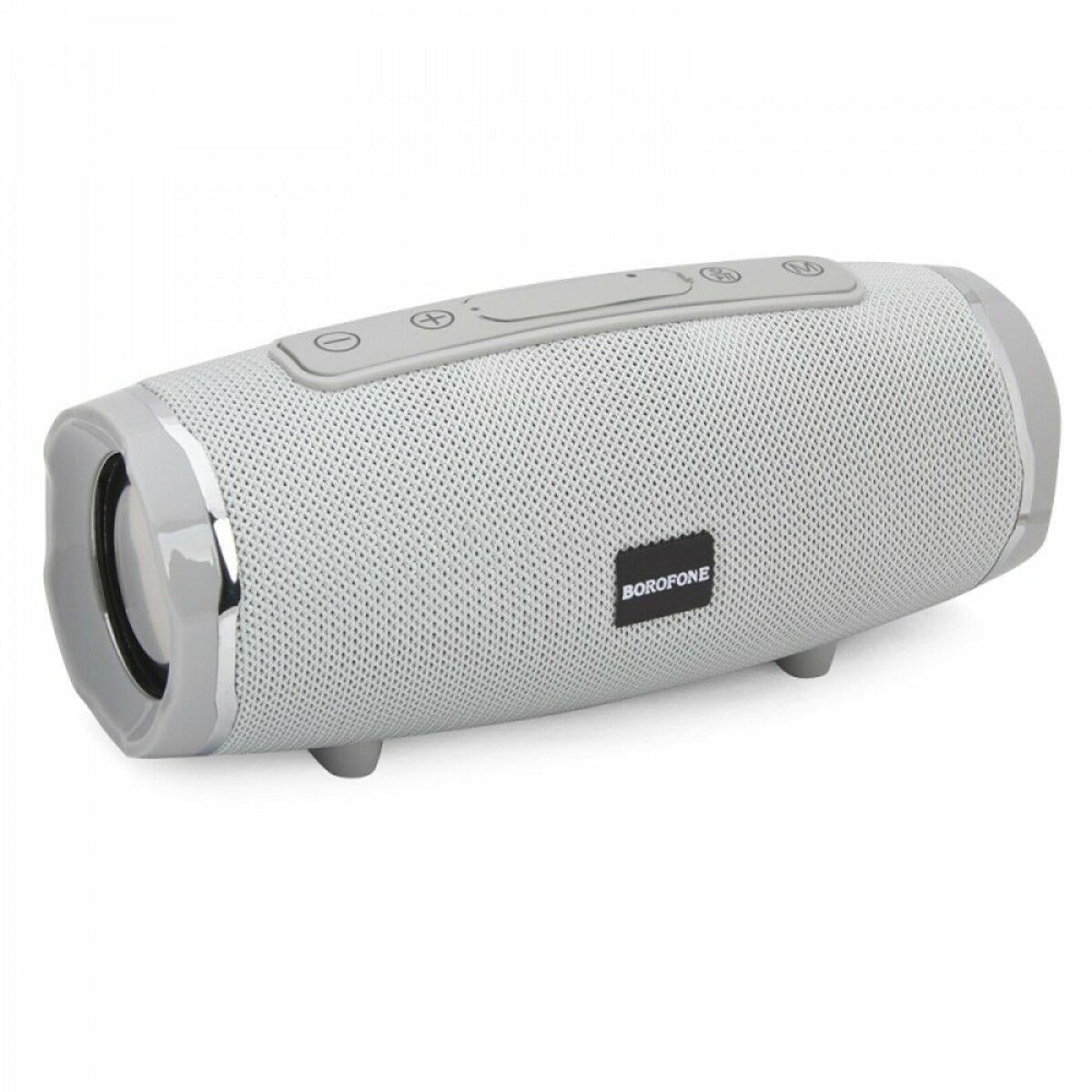 Портативная колонка BOROFONE BR3 Rich Sound Sports 5W 1200 mAh Серый (625364)