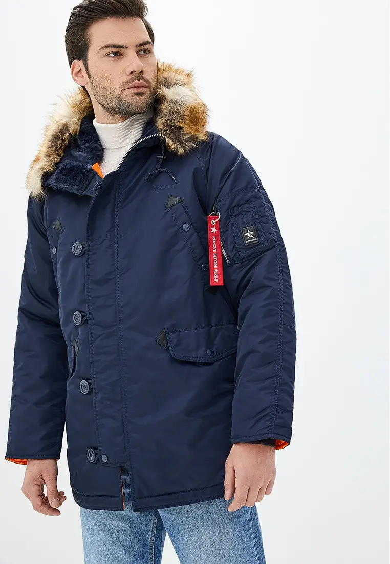 Куртка аляска Airboss Winter Parka M Blue (171000123221BM) - фото 7