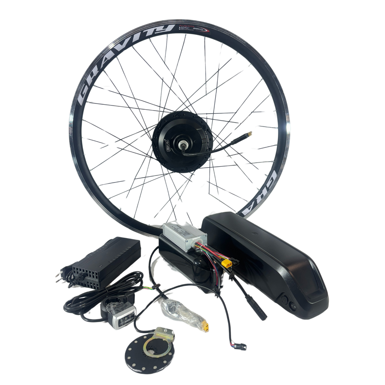 Электрокомплект задний 29" мотор MXSUS 500W/аккумулятор/контроллер 48V 18Ah с индикаторной ручкой