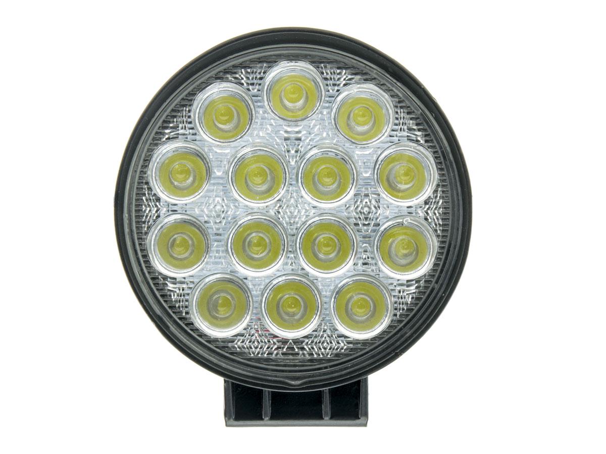 Фари додаткові LED Cyclone WL 206 42W EP14 SP SW круглі LED Cyclone WL 206 дальній