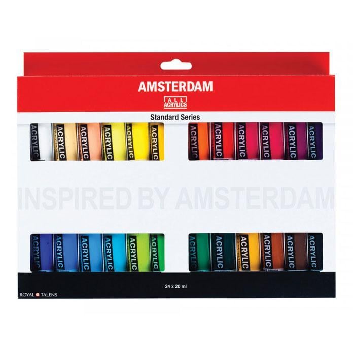 Набор акриловых красок Amsterodam Standard 24 шт. 20 мл (Az1-8712079329334) Набор акриловых красок Amsterodam Standard 24 шт. 20 мл (Az1-8712079329334)