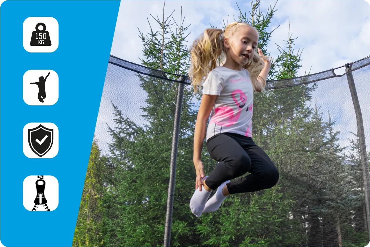 Батут Thunder INSIDE ELITE с внутренней сеткой 10 футов 305 см Черный (443089) - фото 9 Батут Thunder INSIDE ELITE с внутренней сеткой 10 футов 305 см Черный (443089) - фото 9