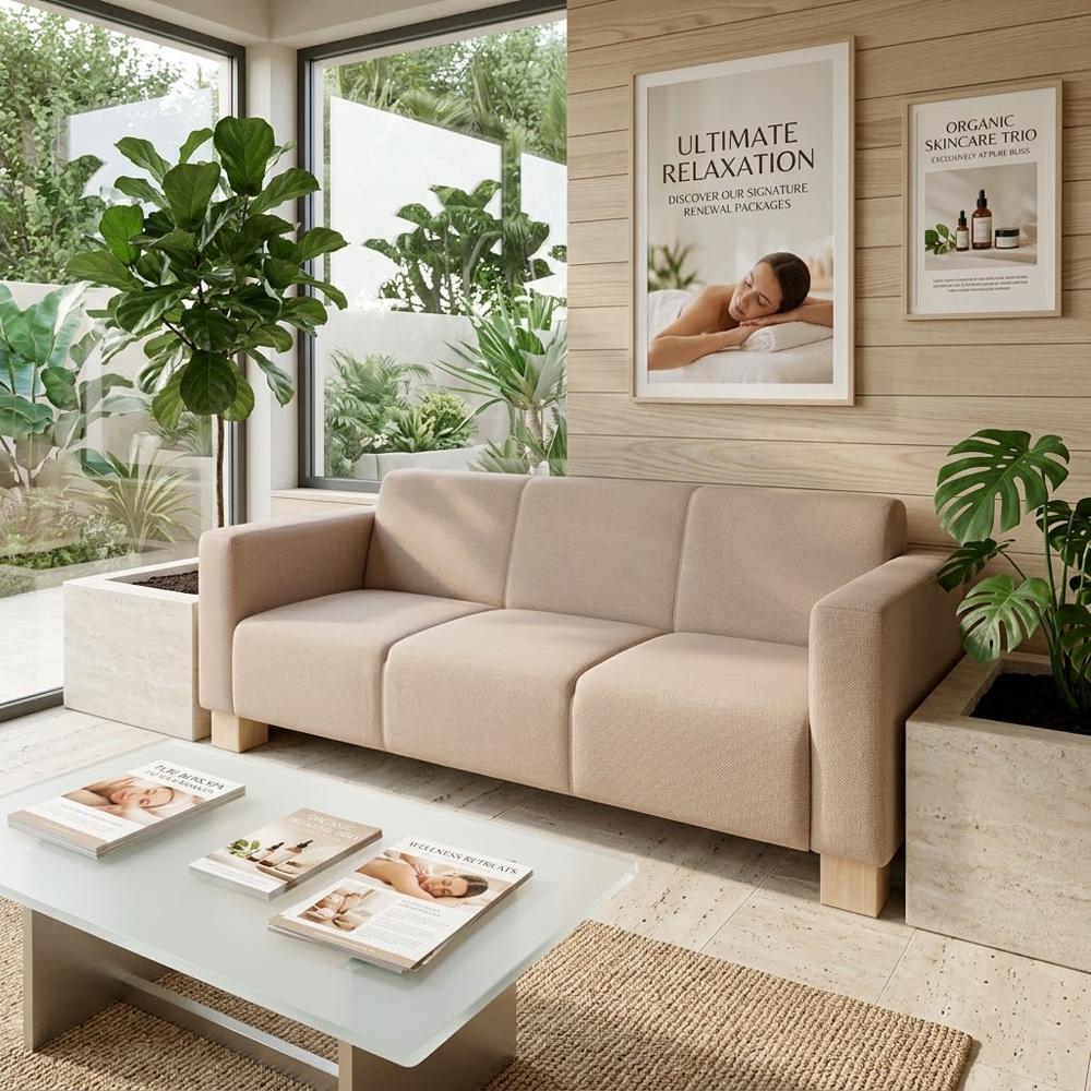 Диван Kansas 210х75х88 см Cream Latte (rich_sofa_00293)