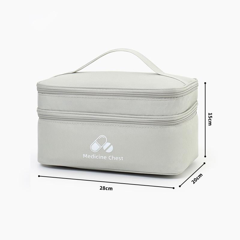 Аптечка-органайзер для медикаментов 28x20x15 см Серый (IBC007MS) - фото 2 Аптечка-органайзер для медикаментов 28x20x15 см Серый (IBC007MS) - фото 2